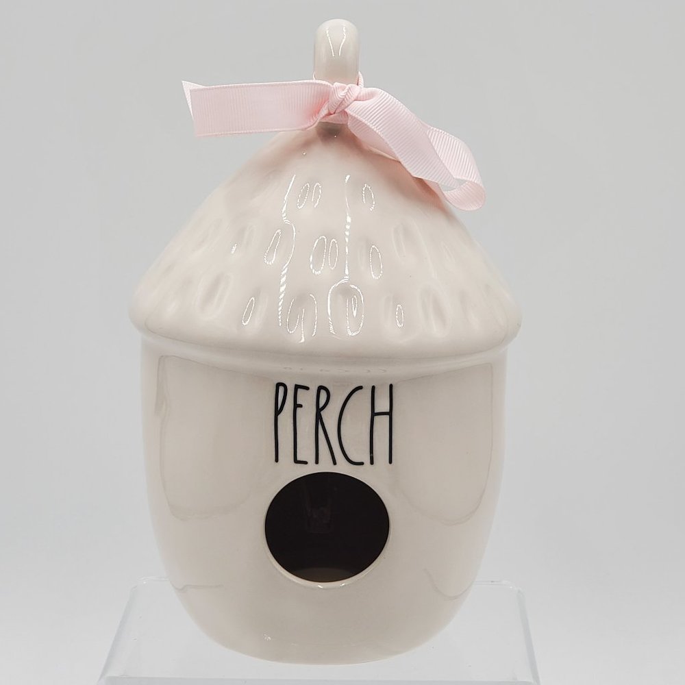Rae Dunn Acorn Shaped PERCH Birdhouse - NWOT - Picture 4 of 14